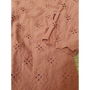 Art Class Pink Floral Lace Toddler Girl's Long Sleeve Blouse Size 18 Months